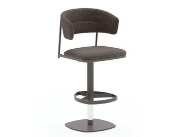 PETRA - High stool with footrest by Ozzio Italia - view 2